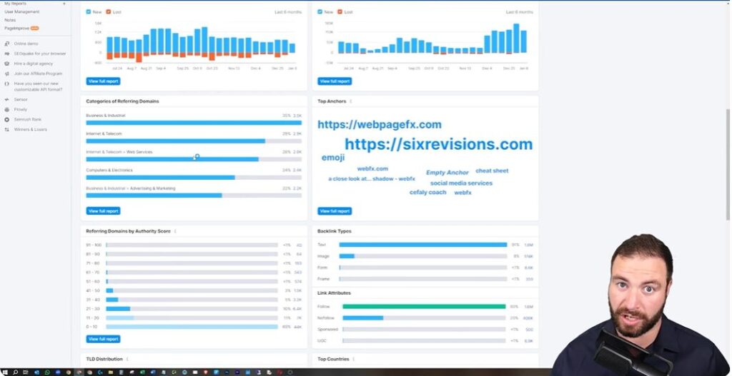 Perform A Backlink Audit In SEM Rush