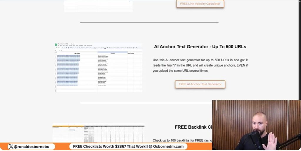How I Built An Anchor Text Machine